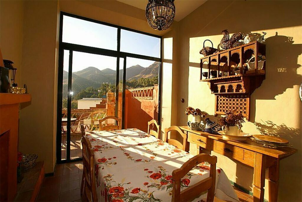 interior casa rural Málaga