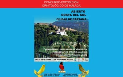 Concurso ornitológico de Málaga en Cártama
