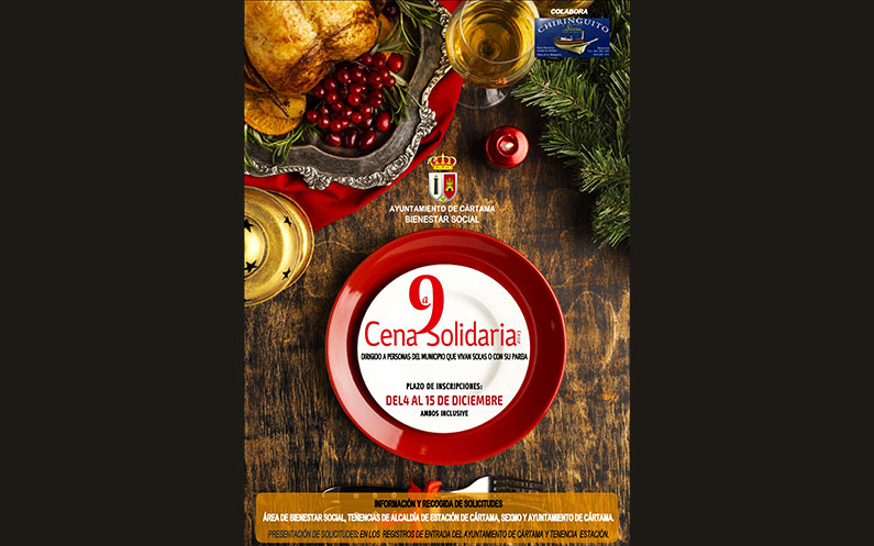 Cena Solidaria de Nochebuena en Cártama 2023