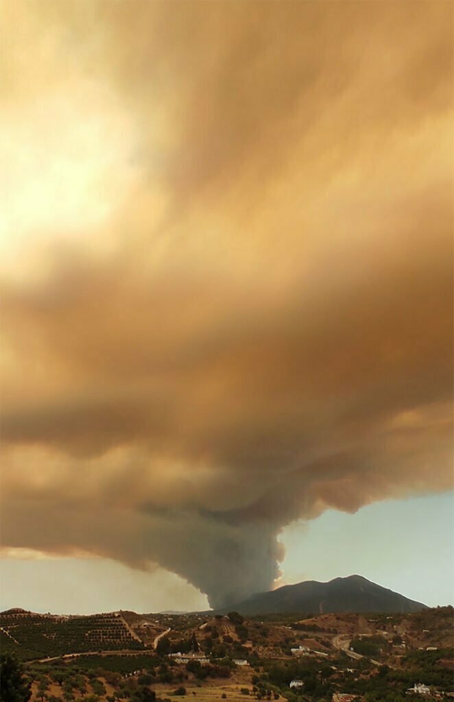 Incendio en Alhaurín el Grande