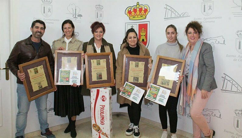 entrega de premios del concurso de escaparates de Cártama