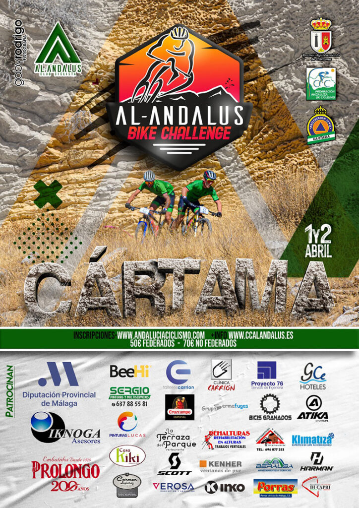 Cartel Al-Andalus Bike Challenge 2023 Cártama