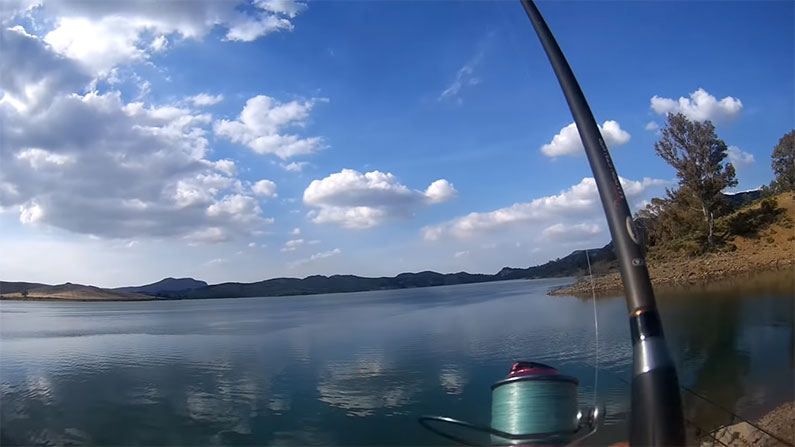 pesca en los embalses del Guadalhorce Guadalteba