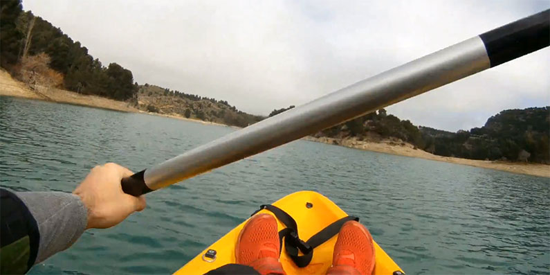 piragüismo en el Embalse del Guadalhorce