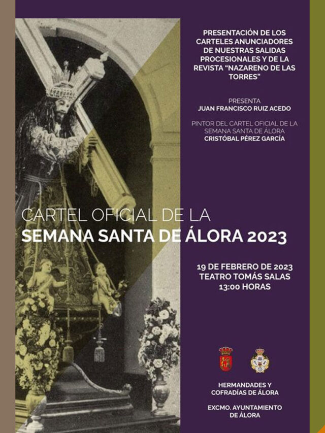 Presentación Cartel Semana Santa de Álora 2023