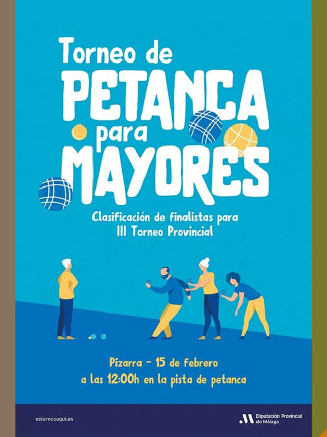 Torneo de Petanca para Mayores en Pizarra