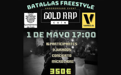 Segunda Edición de Gold Rap Coín – Batalla Freestyle en la Feria de Mayo