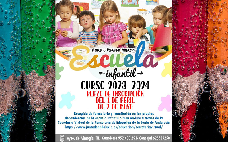 Solicitudes Escuela Antonio Vergara Mancera Almogía