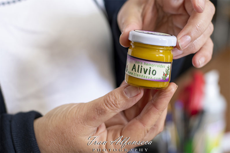 alivio con aceite esencial
