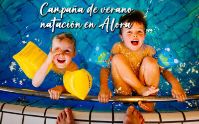 Campaña de verano de natación en la piscina municipal de Álora