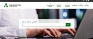 web del SAE Servicio Andaluz de Empleo