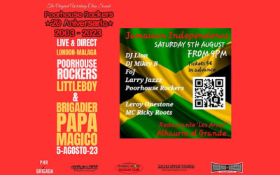 Jamaican Independence Festival Reggae en Restaurante Los Arcos