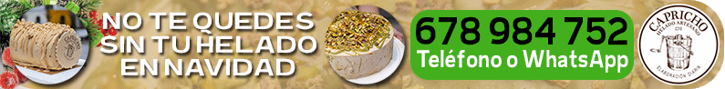 helados de Navidad Capricho
