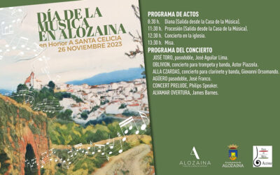 Día de la Música en honor a Santa Cecilia en Alozaina