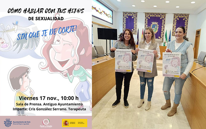 sexualidad para jóvenes y padres en Coín con Cris Gonzalez